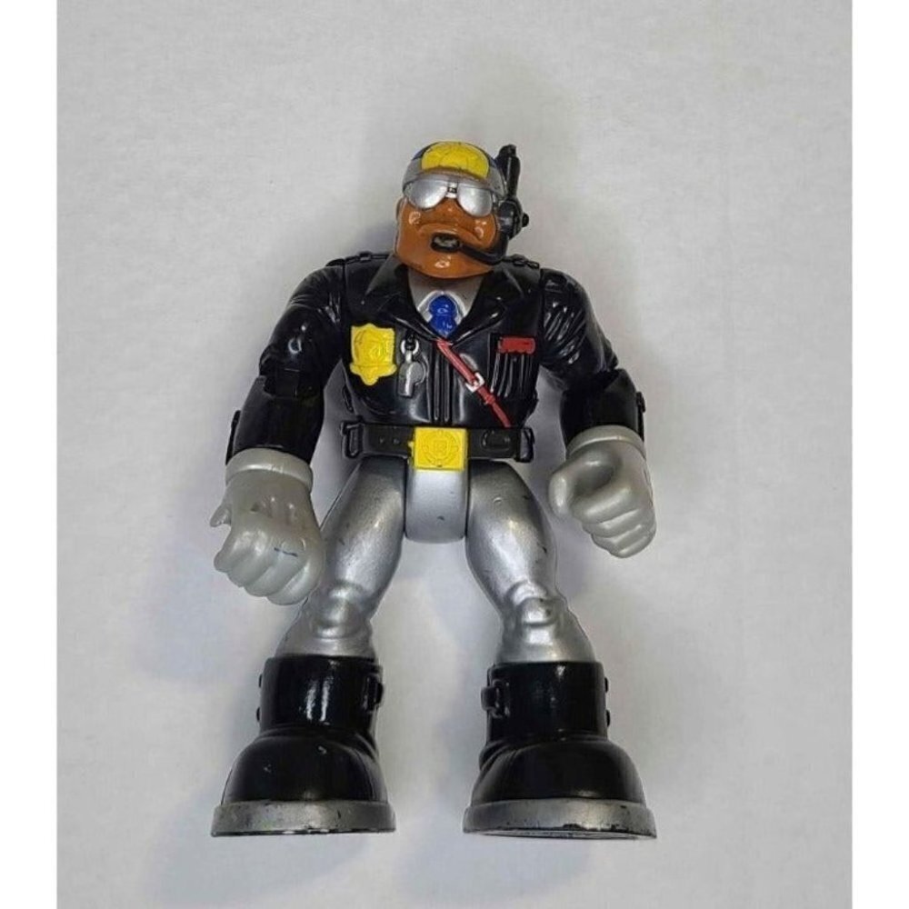 1998 Fisher-Price Rescue Heroes JAKE JUSTICE Action Figure 6"